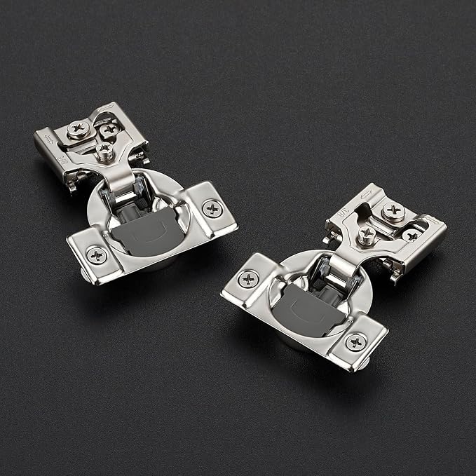 Soft Close Hinges for Kitchen Cabinet Hinges, 3/8 Inch Overlay, 2 Pack | 1 Pairs - Image 8