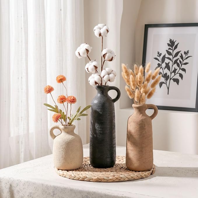 Ceramic Vase Set, Decorative Vases - Image 7