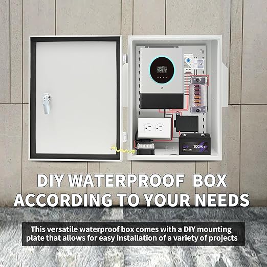 NEMA Outdoor Electrical Box Enclosure, 19.6"x15.7"x7.8" | Heavy-Duty - Image 4