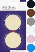 Silicone Wall Protectors from Door knobs Ivory by Crebri