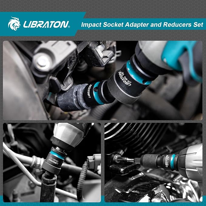 LIBRATON Impact Socket Adapter and Reducer Set 11PCS, Socket Adapters | Blow - Image 8