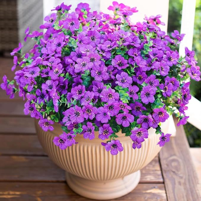 Artificial Flowers for Outdoor Indoor Garden Home Decoration, Faux Flower Daisy - Image 9