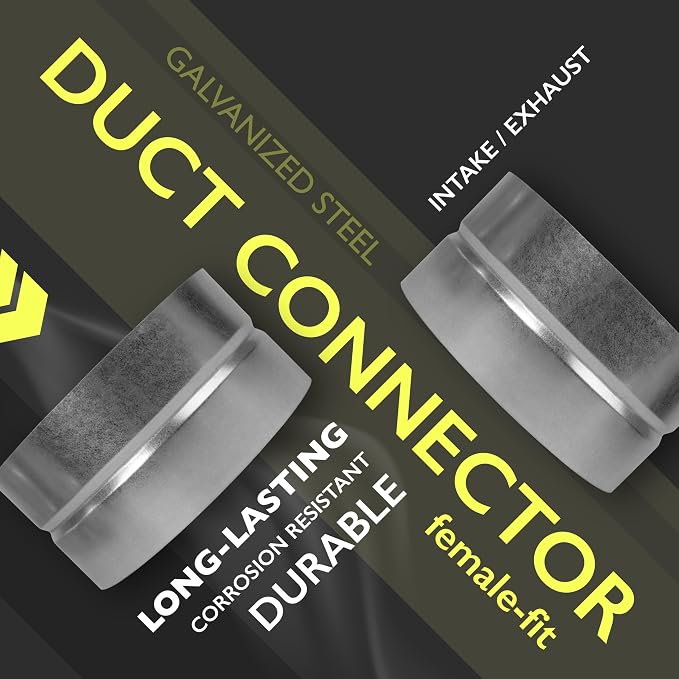 6 Inch Duct Fitting Connector for HVAC Ducting - Image 3