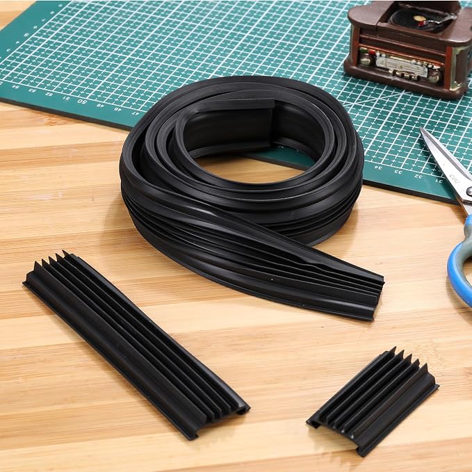Nuanchu 1 Pc U Shaped Rubber Door Bottom Sweep, 36 Inch, Noise Reducing - Image 7