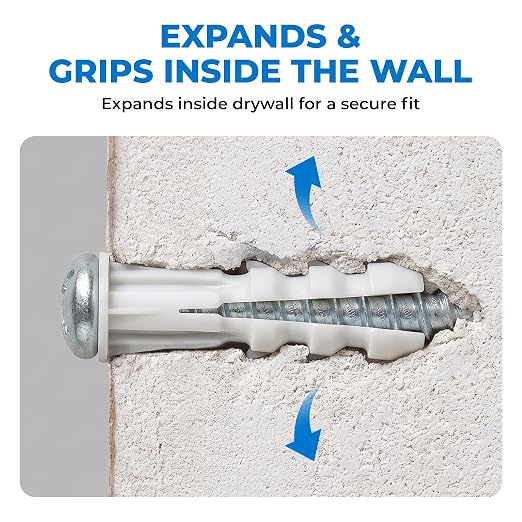 Qualihome Drywall Anchors and Screws Kit - Image 4