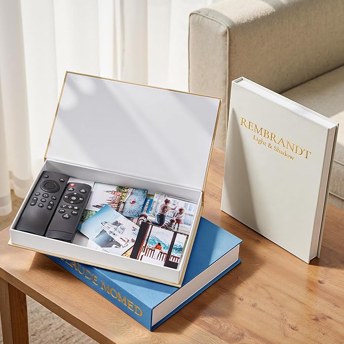 JARLINK Aesthetic Decorative Books, Photo Organization, & Keepsakes, Faux Books - Image 4