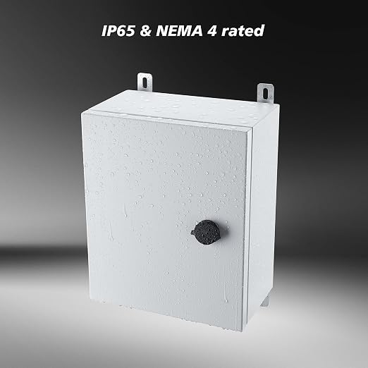 IP65 Weatherproof Metal Box Wall-Mounted Electronic Equipment Enclosure Box - Image 2