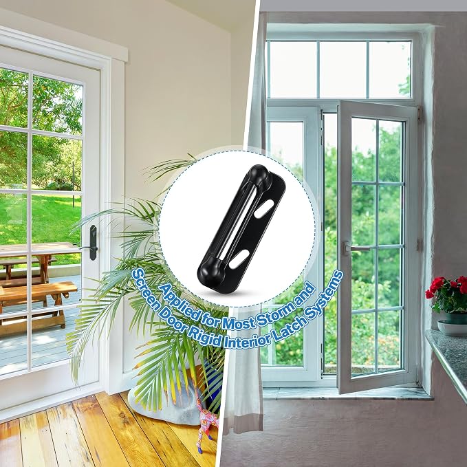 Enhon 3 Pack Screen Door Spring Strike Plate | Spring Loaded Screen and Storm - Image 6