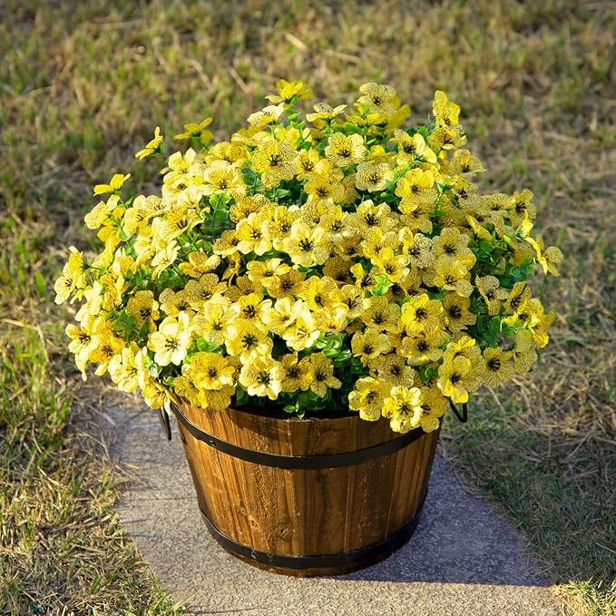 Artificial Fall Flowers Faux Mums - Image 3