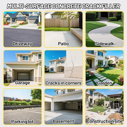 Concrete Crack Filler, 1.5LB Waterproof Self Leveling Cement Crack Filler | - Image 6