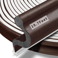 19.7 Feet Long Reach Door Weather Stripping Door Seal Strip, New Upgraded by BISOTHAI