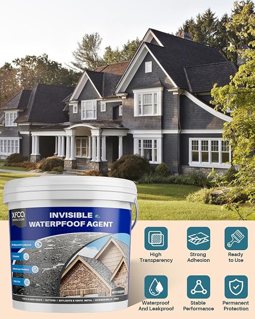 Transparent Waterproof Sealant, 175oz Clear Transparent Waterproof Coating - Image 2
