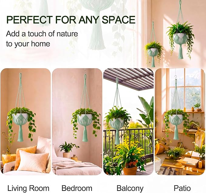 Shappy Boho Macrame Plant Hanger - Image 5