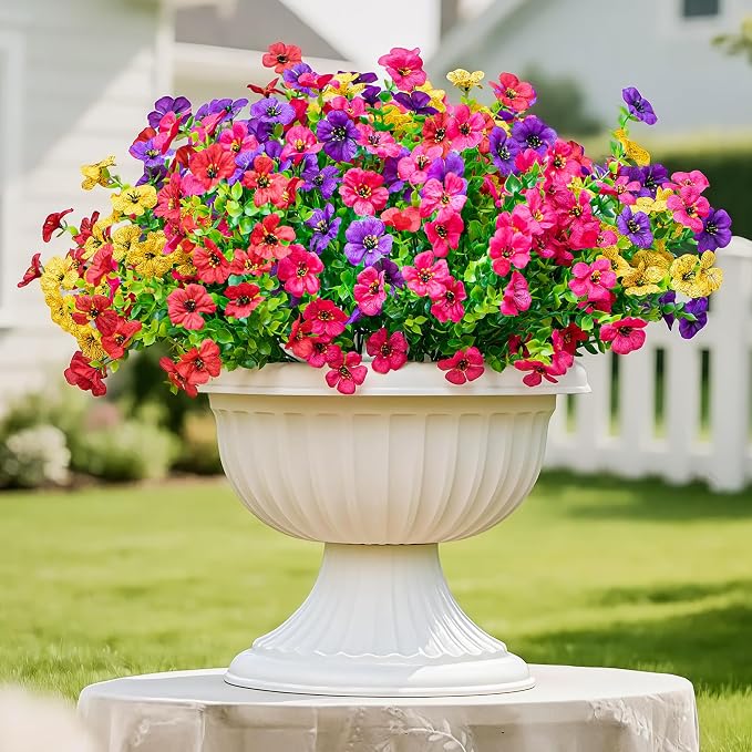 16 Bundles Artificial Fake Flowers Plants - Image 8