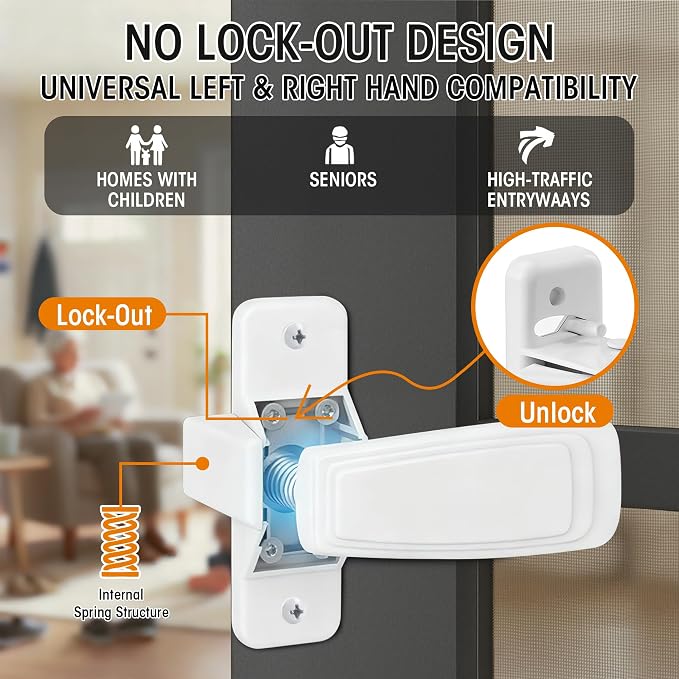 Storm & Screen Door Latch Replacement Kit - Image 6