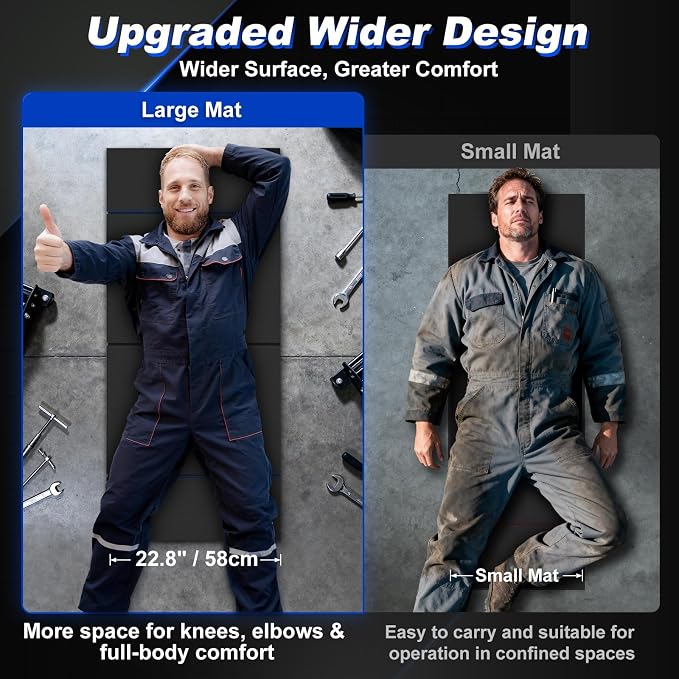 22.8" Wide Mechanic Mat Foldable EVA Kneeling Pad - Image 2