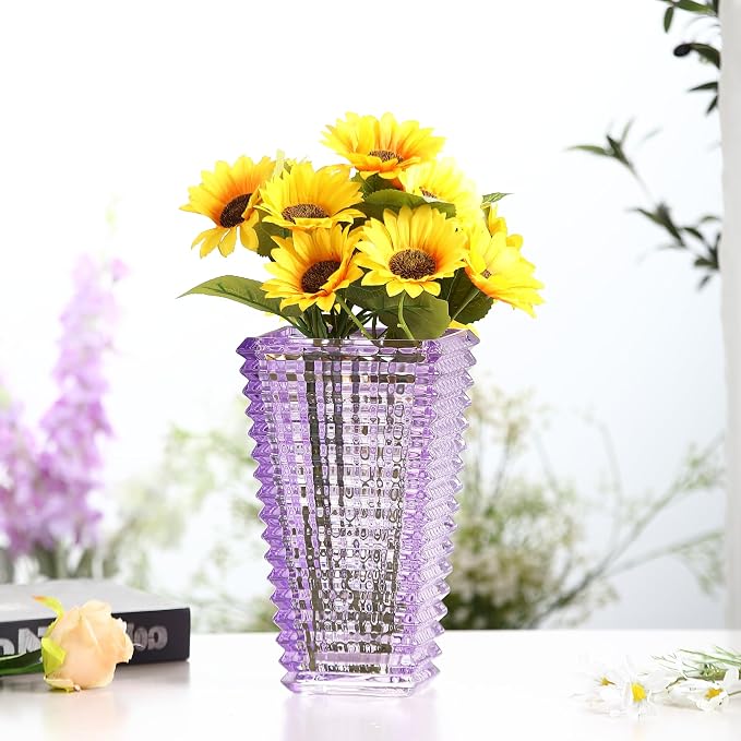 MCMCNCUIU Crystal Glass Vase, Large Crystal Vases - Image 5