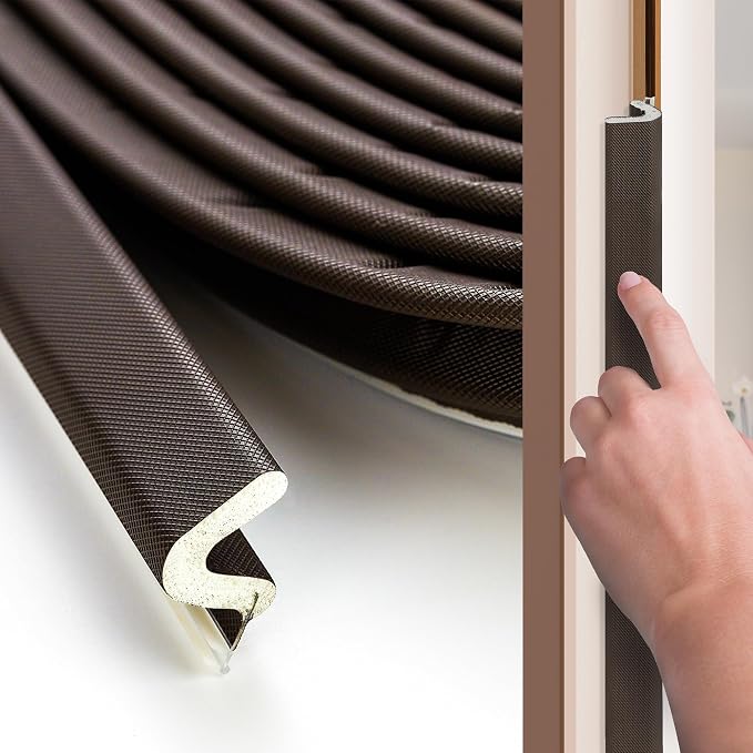 Door Weather Stripping, 60 FT V-Shaped Kerf Seal by RavinteHardware