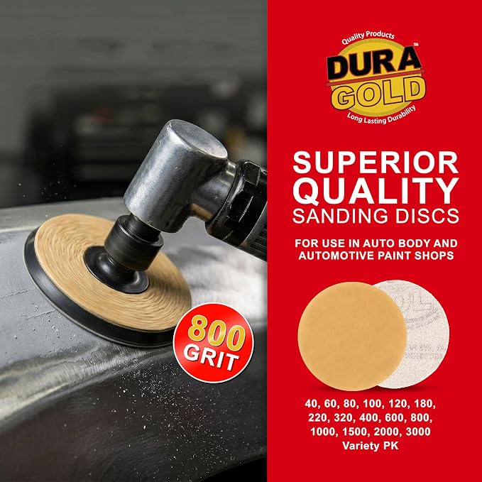 Dura-Gold Premium 2" Gold Hook & Loop Sanding Discs - Image 5