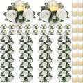 Yunlly 20 Pcs Rose Candle Rings by Yunlly