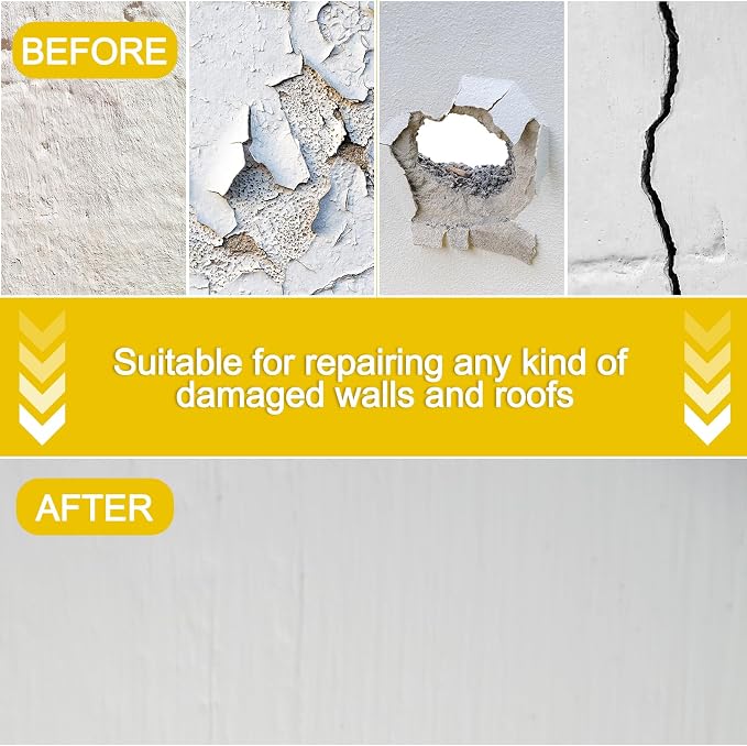 Yaocom 4 Pcs 12x12 Inch Drywall Repair Kit Self Adhesive Mesh Drywall Repair - Image 6