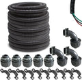Yariwiz Black Special Extra Flexible Electrical Conduit Liquid Tight PVC by Yariwiz