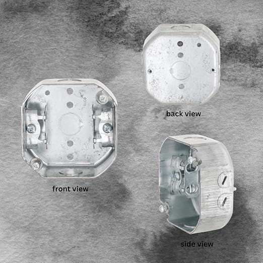Ark Lighting 4” Octagon Electrical Junction Box Extender - Image 9