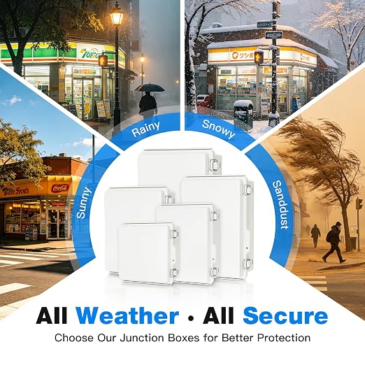 Junction Box Outdoor Waterproof Electrical Boxes IP67 Plastic Enclosure | - Image 8