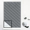 Window Insulation kit, 3-Layer Cotton Thermal Insulated Window Cover 47 Inch x by Hlimior