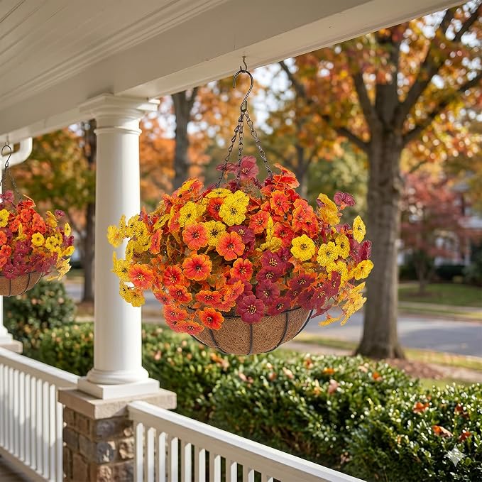 Hananona 2 Set Artificial Outdoor Fall Flowers - Image 5
