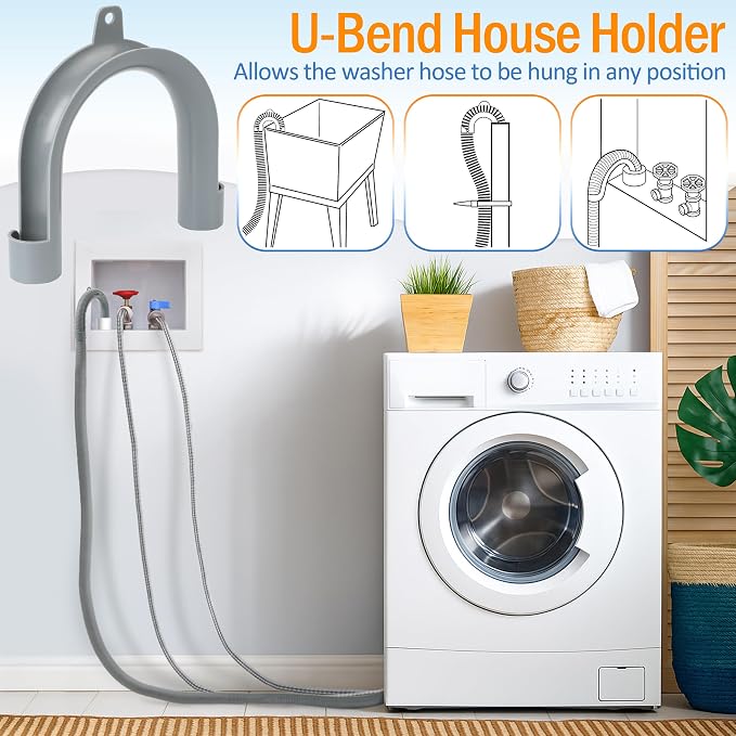 MyLifeUNIT Washing Machine Drain Hose, Washer Drain Hose Extension Kit - Image 8