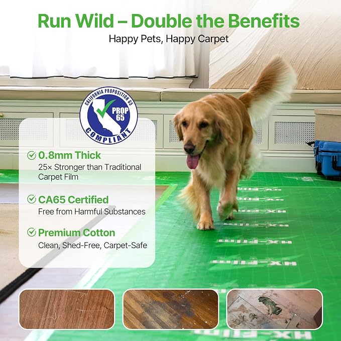 39"x100' Heavy-Duty Floor Protection | Construction Grade Carpet Protector | - Image 6