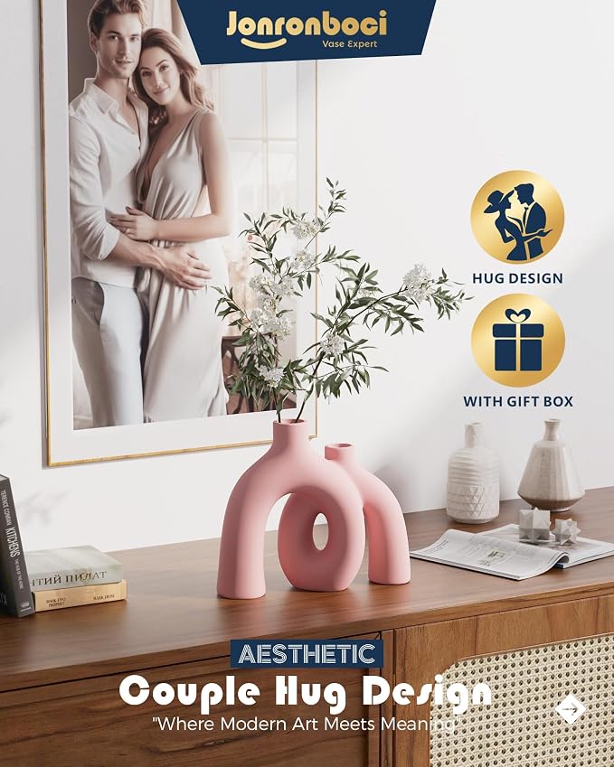 Hug Donut Decorative Vase Set - Image 3