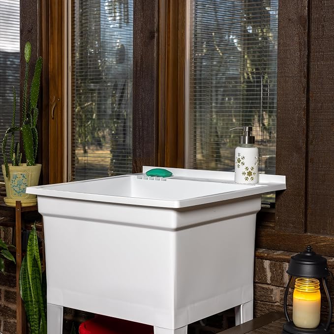 Utility Sink Heavy Duty Freestanding Utility Tub Sink - Image 4
