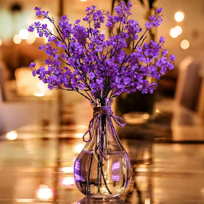 15 Pcs Fake Flowers, Real Touch Babys Breath Artificial Flowers, Full Baby - Image 8