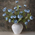 6 Pcs 27" Faux Silk Peony Artificial Flowers Stems by VIERENA