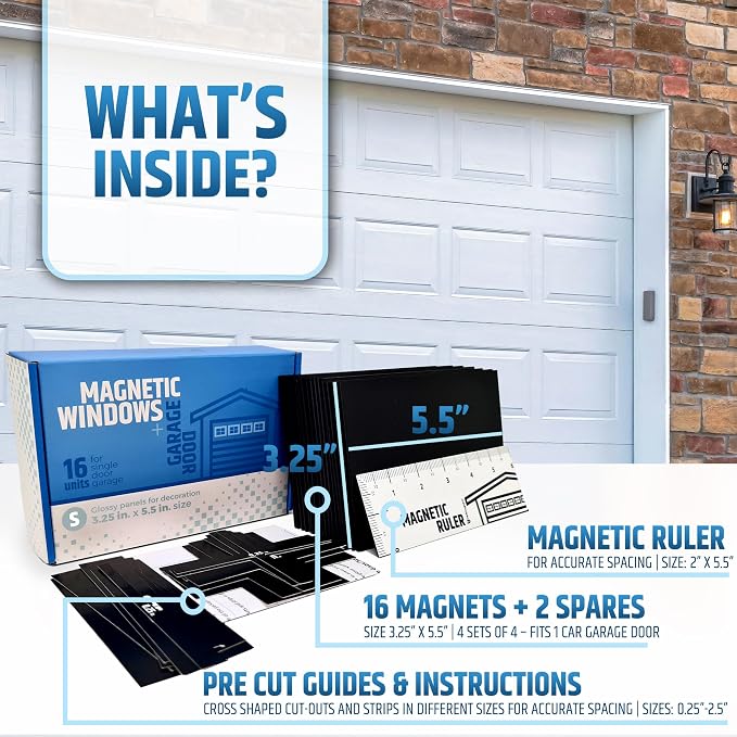 Strong & Glossy Magnetic Garage Door Windows - Image 7