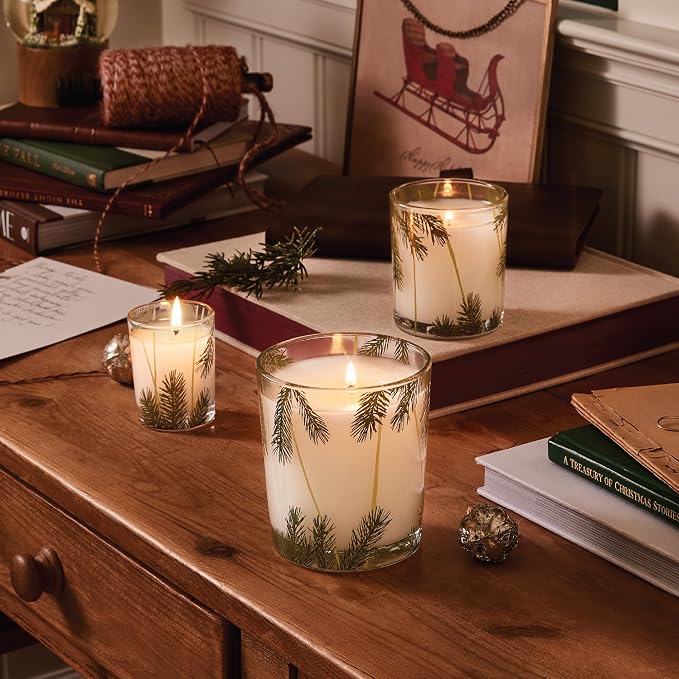 Thymes Frasier Fir Pine Needle Candle – Holiday Candles - Image 5