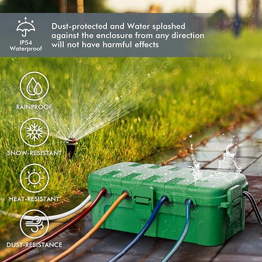 RESTMO Outdoor Electrical Box Waterproof, Extension Cord Cover | IP54 - Image 5