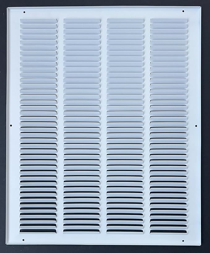 Fits 16x20 Duct Opening Stamped Steel Return Air Grille Vent Cover Grille - Image 4