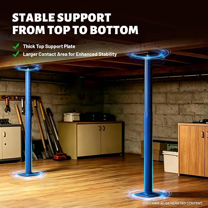 House Floor Jack, 16070 lbs Structural Support Jack Stand - Image 4