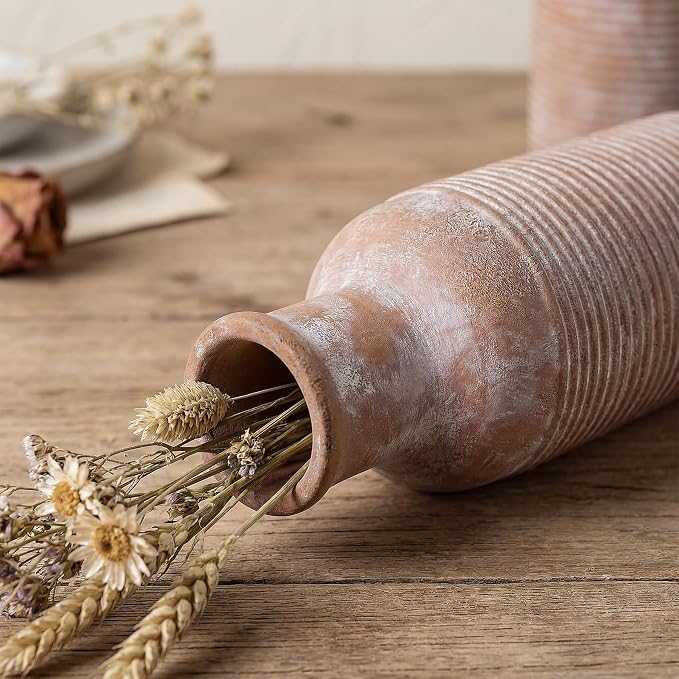 Rustic Farmhouse Vase Set of 3 - Image 4