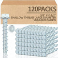 Tandefio 120 Pack 3/8 x 2-1/2" Concrete Anchors and Screw Kits Galvanized | by Tandefio