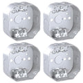 4” Welded Octagon Steel Electrical Box| 1-1/2" Deep Box by OhLectric