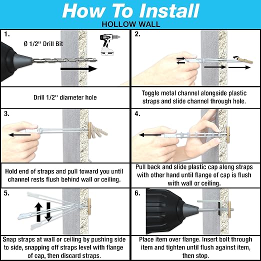 TOGGLER SNAPTOGGLE Drywall Anchors - Image 4