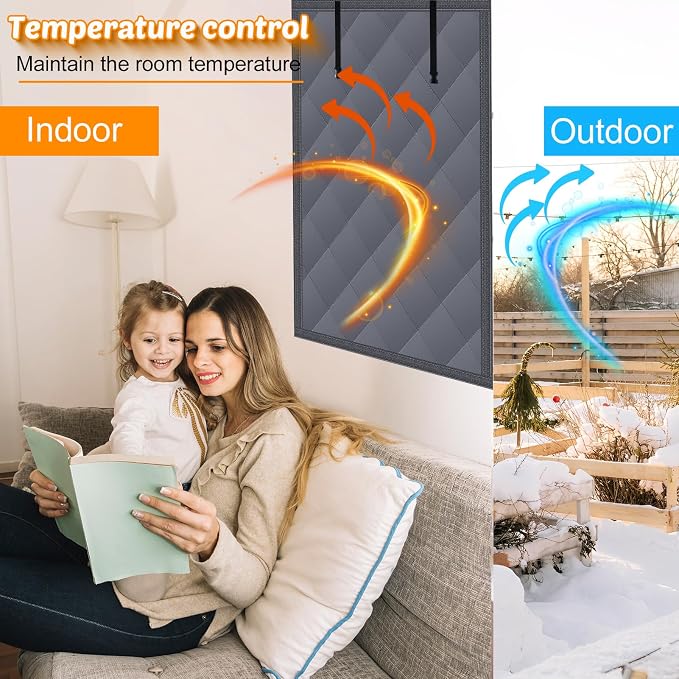 NNG 3 Layer 28x39in Thermal Insulated Window Cover - Image 4