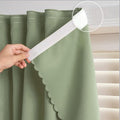 Self Adhesive Curtains, No Drilling Curtains, Easy Installation by gonnrly