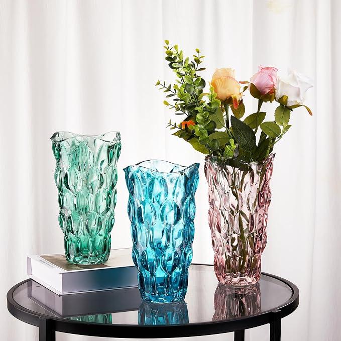 CEMABT Glass Vases for Flowers，Thickened 3.4 lb Morden vases for Tables - Image 5