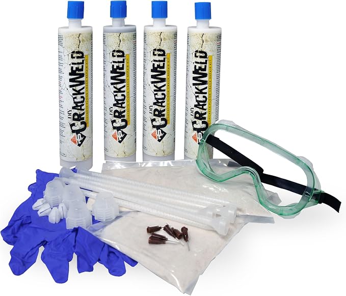 CrackWeld DIY Concrete Floor Repair Kit by RadonSeal