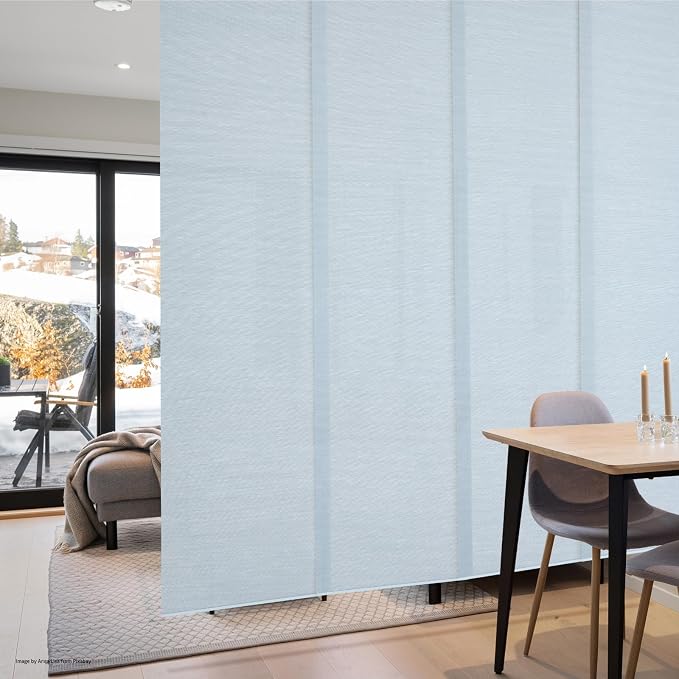 Replacement Fabric Panels for Sliding Glass Door, Fabric Only, Natural Woven - Image 7
